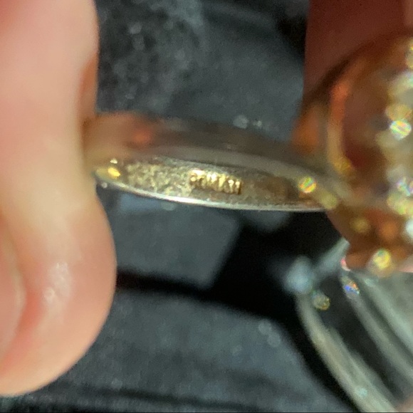 Roman marked gold filled ruby ring - Picture 7 of 7